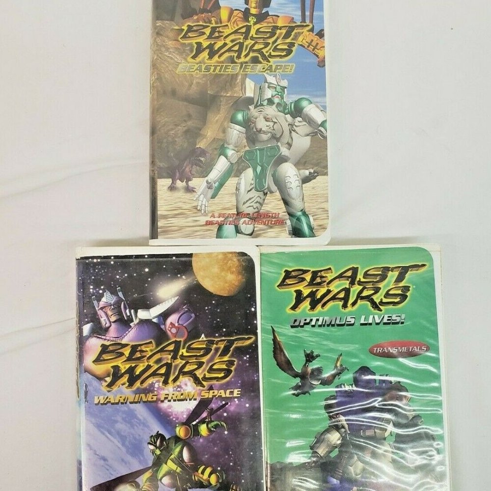 BEAST WARS VHS (3 LOT)